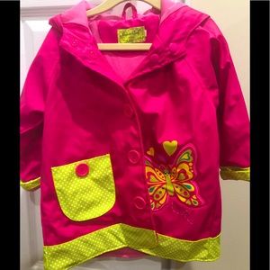 Like New Pink Raincoat